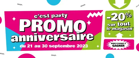 Promotion anniversaire